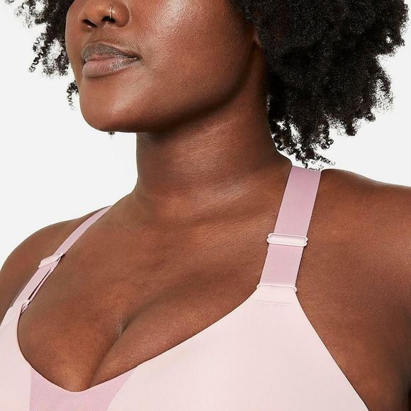 Nike BQ4128 Women's Sz 34F Pink Dri-Fit Rival High-Support Underwire Sports Bra - Picture 3 of 3